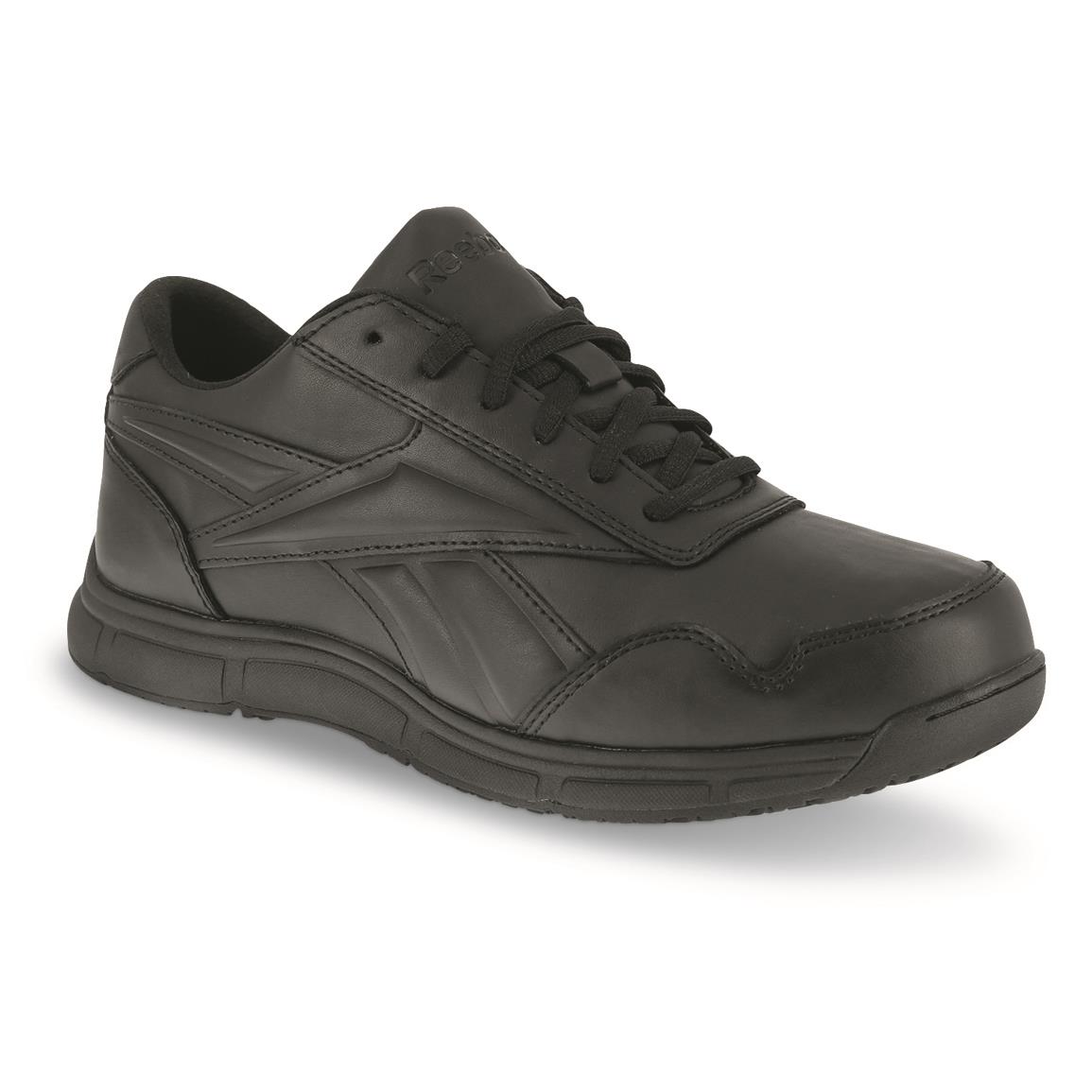 Reebok Men's Jorie LT Oxford Work Shoes, Black