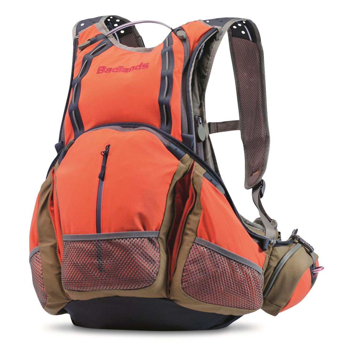 orange hunting backpack