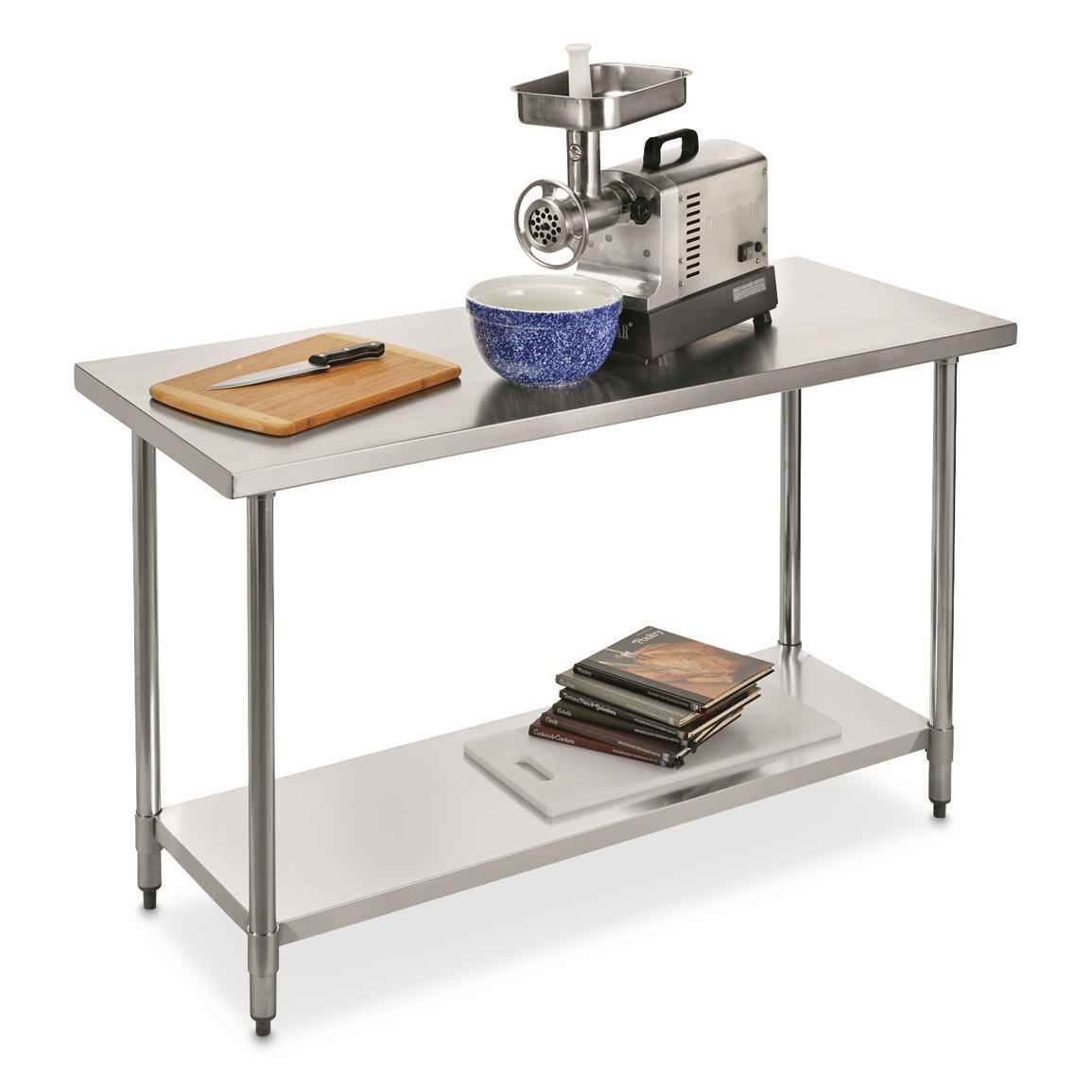Guide Gear Stainless Steel Work Table, 60" x 24"