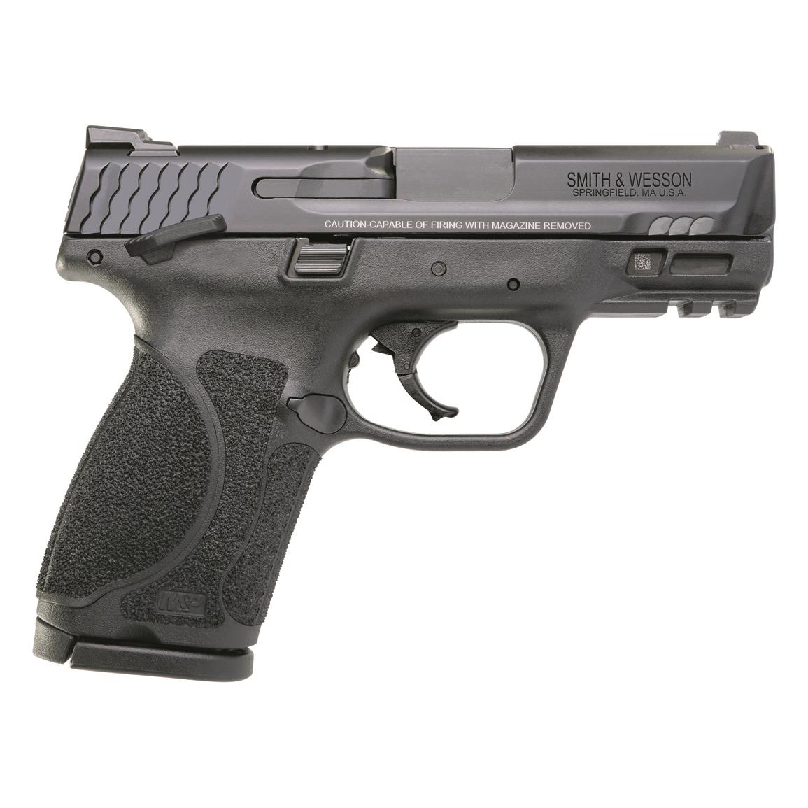 Smith & Wesson M&P9 M2.0 Compact, Semi-Automatic, 9mm, 3.6" Barrel, Manual Thumb Safety, 15+1 Rounds