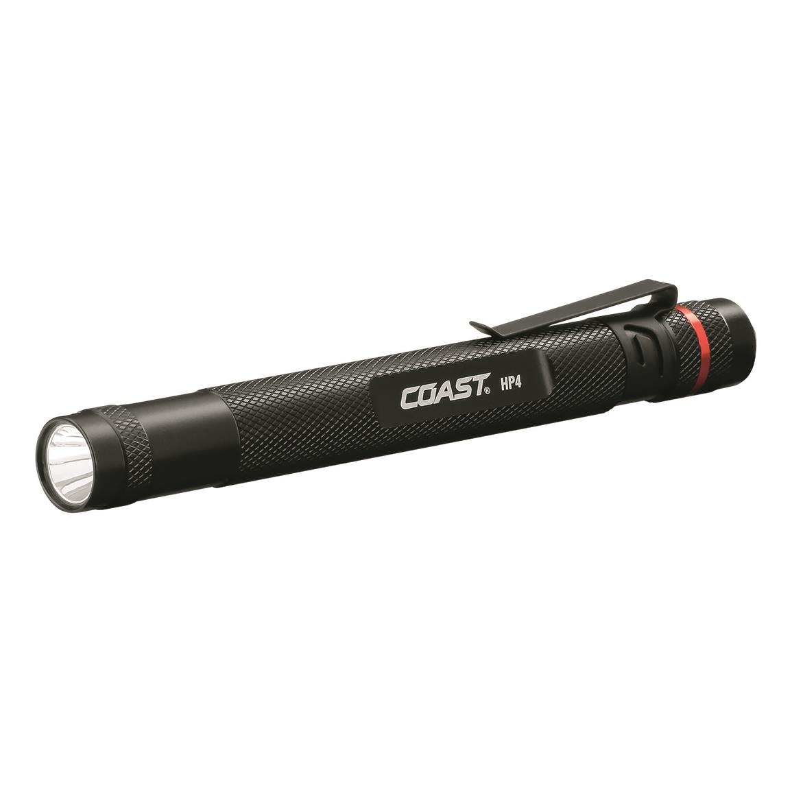 COAST HP4 Bulls-Eye Spot Fixed Beam Penlight Flashlight, 100 Lumen