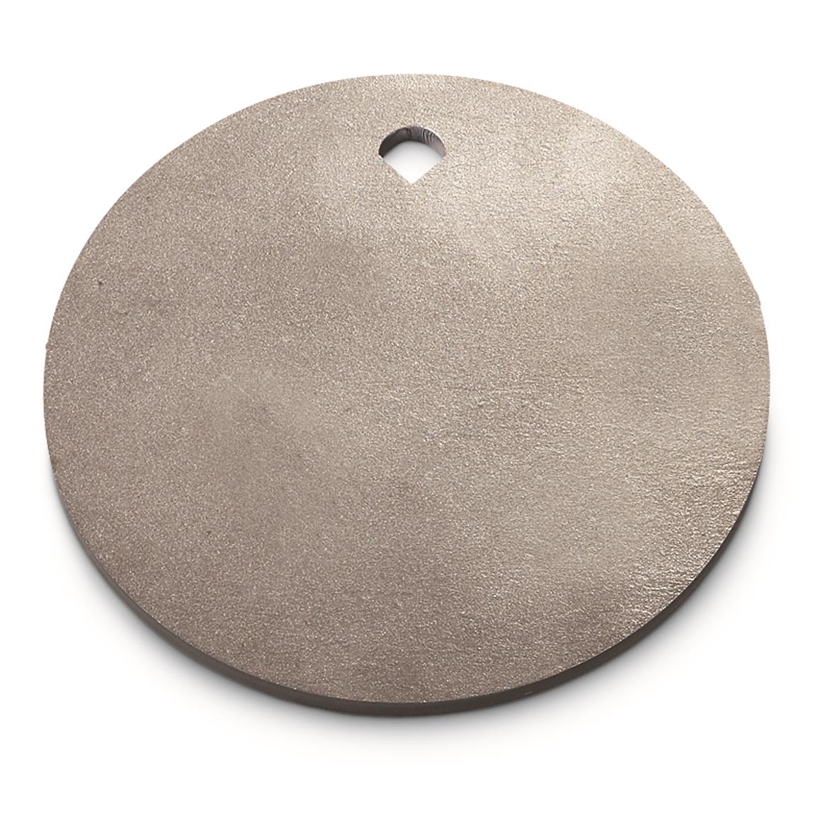 CTS AR500 Hardened Steel Plate Round Shooting Target, 3/8" Thick