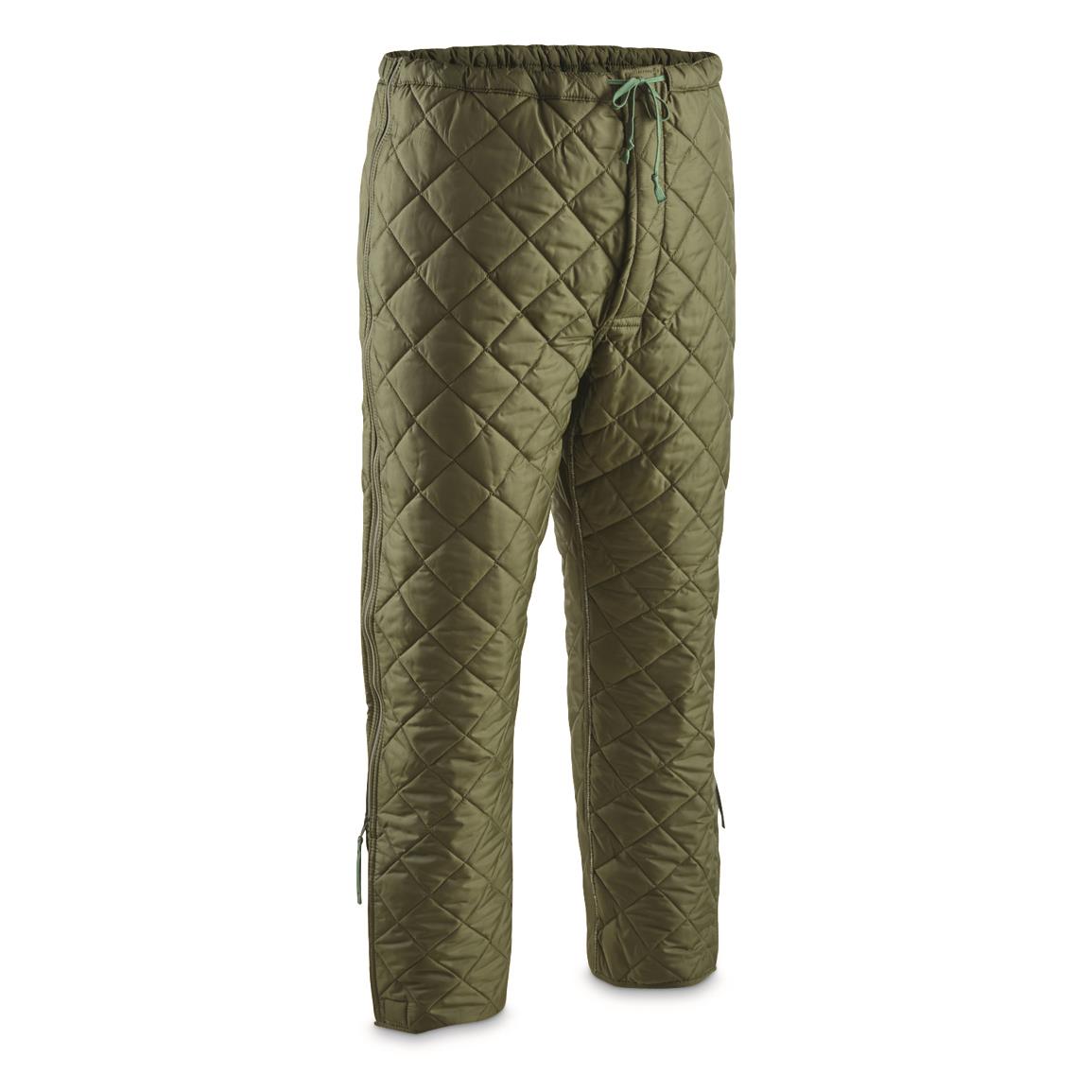 British Military Surplus Quilted Cold Weather Pants Liner, New - 707227, Military & Tactical ...
