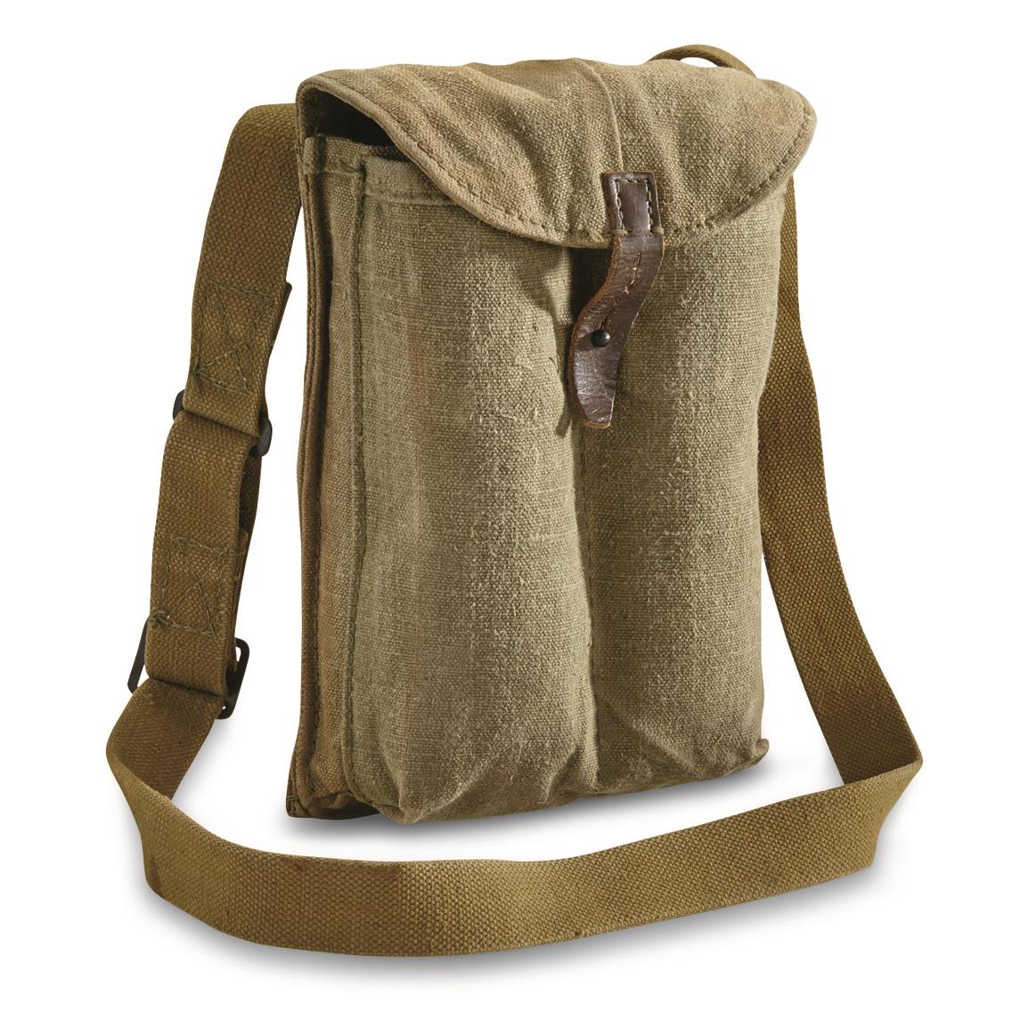 Military Surplus Canvas Messenger Bag IUCN Water