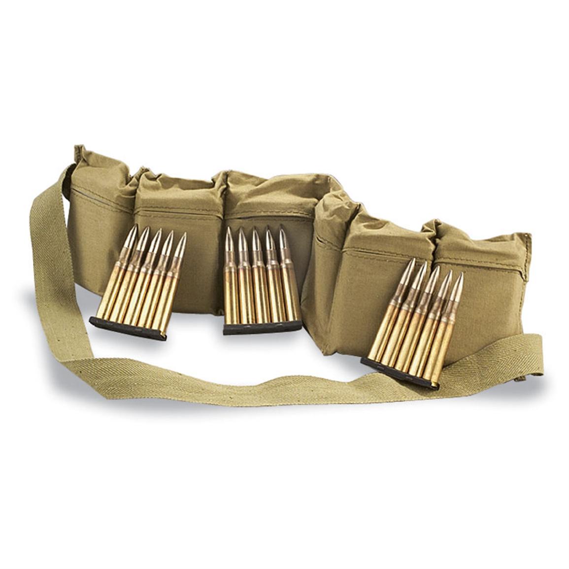 60 rds. (1 Bandolier) Danish .30.06 150 gr. FMJ Ammo 70754, .3006