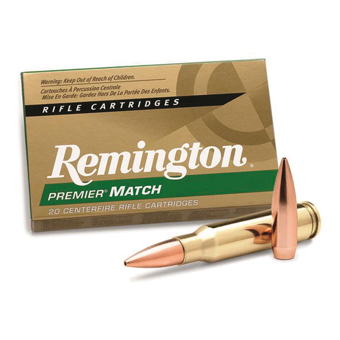 Remington Premier Match, 6.5mm Creedmoor, Barnes OTM-BT, 140 Grain, 20 Rounds