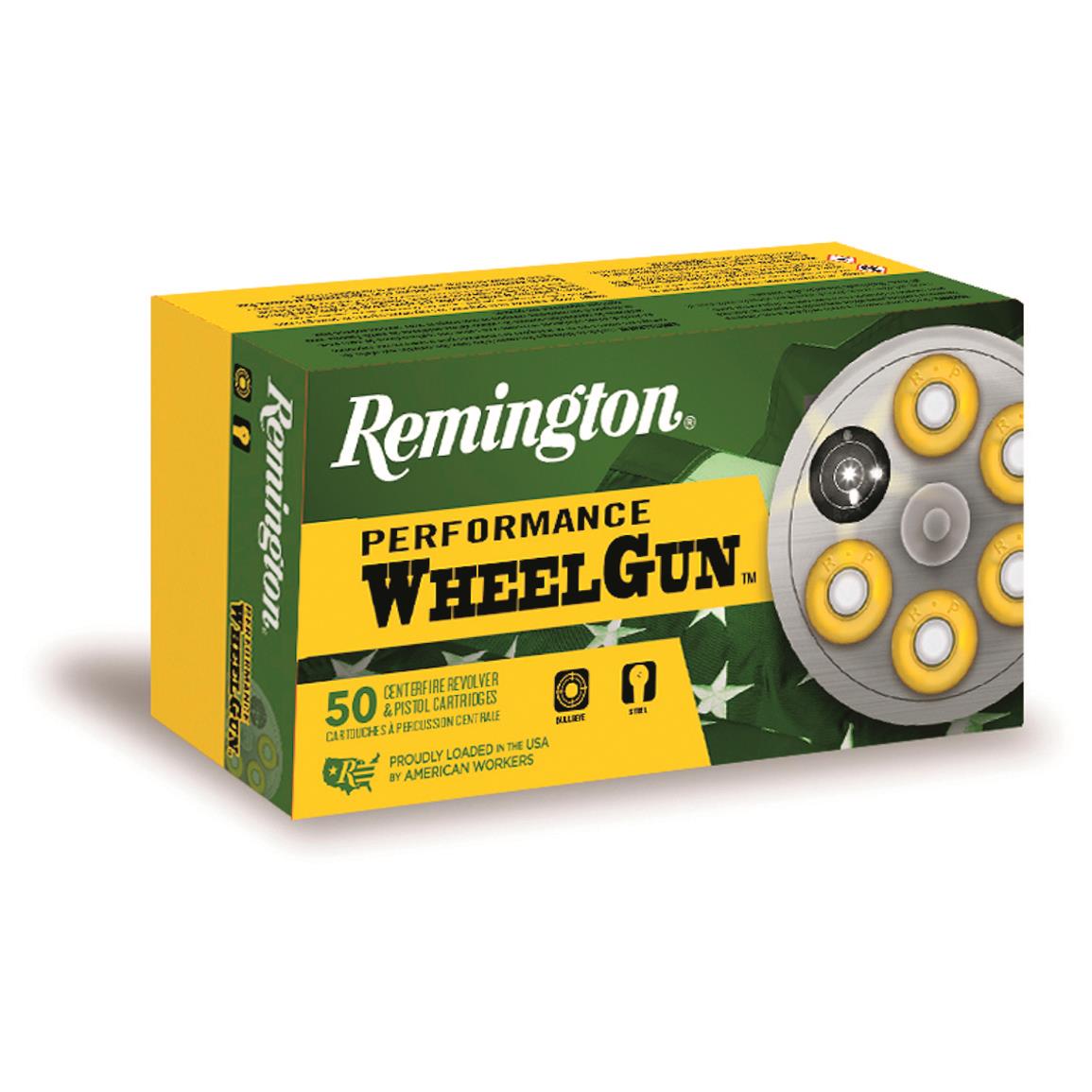 Remington Performance WheelGun, .357 Magnum, LSWC, 158 Grain, 50 Rounds
