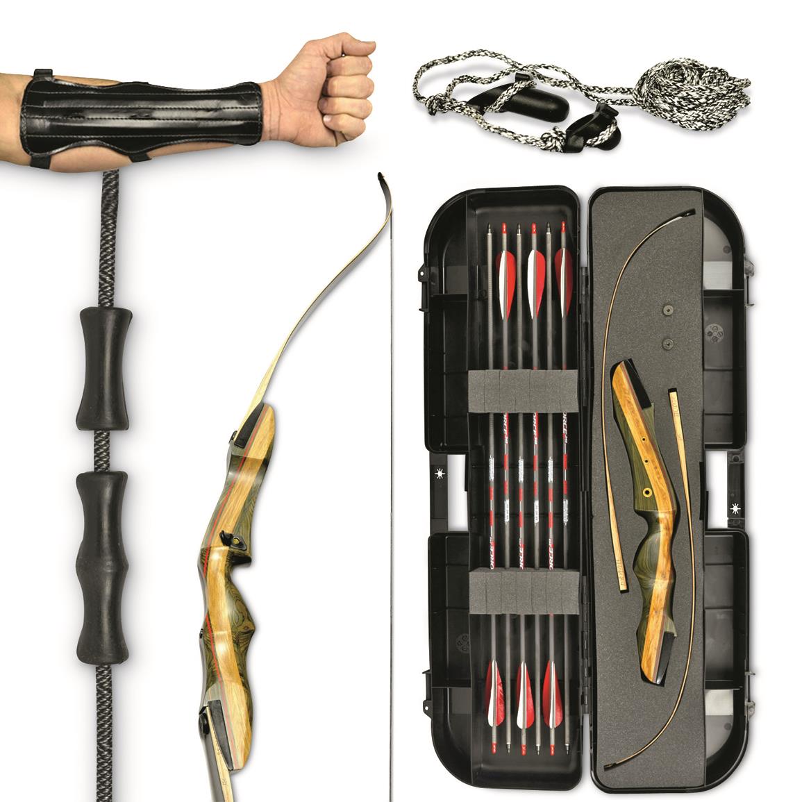 Southwest Archery Spyder Takedown Recurve Ready 2 Shoot Bowfishing Kit Includes Bow 35 45lb Weight Available 40 Right & Left Hand 