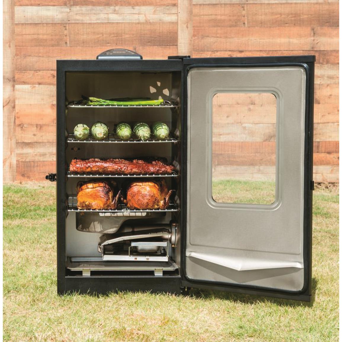 Masterbuilt 30" Stainless Steel Electric Smoker 707768, Grills & Smokers at Sportsman's Guide