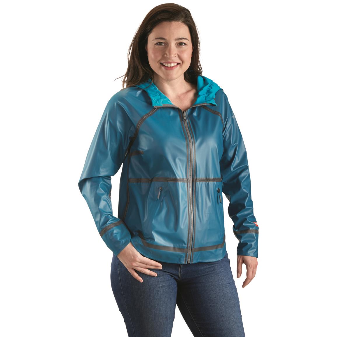 Columbia Women's OutDry Ex Reversible II Waterproof Jacket, Siberia/modern Torquoise