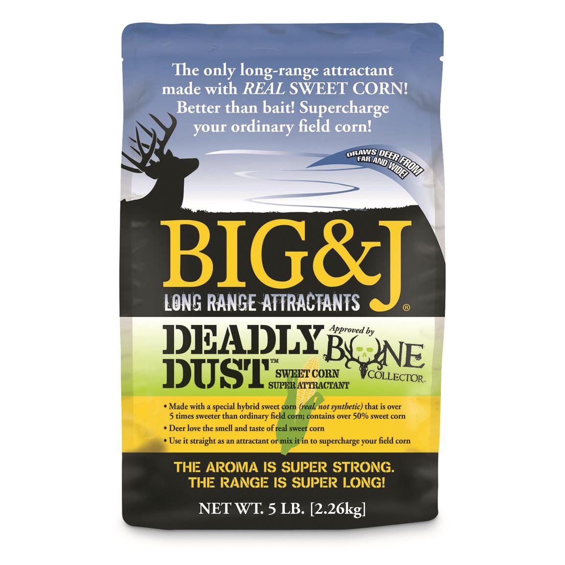 Big & J Deadly Dust Sweet Corn Attractant, 5-lb. Bag