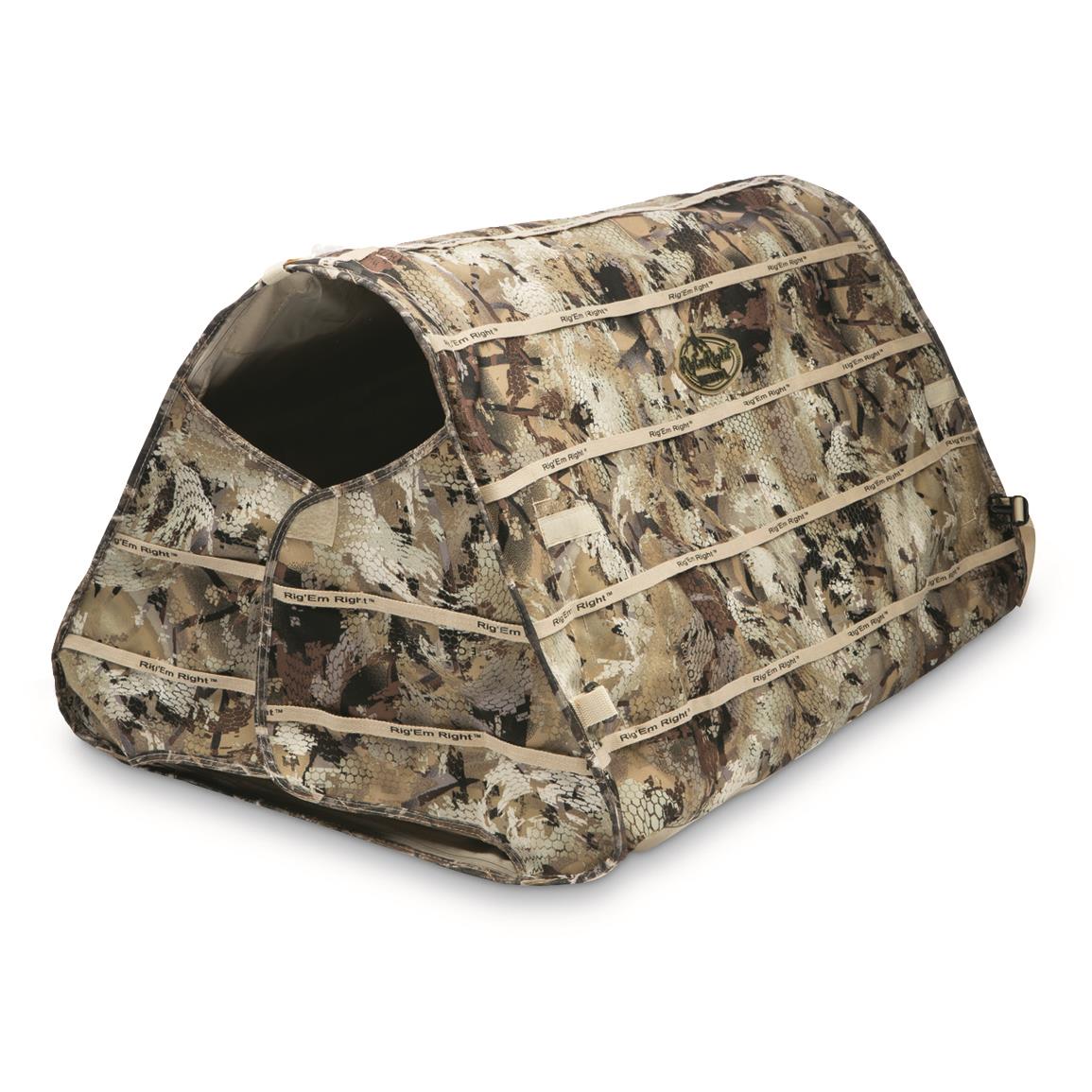 Rig'Em Right Field Bully Dog Blind, GORE OPTIFADE Waterfowl Marsh