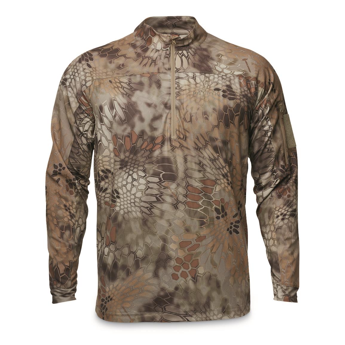 Kryptek Valhalla II Long-sleeve Half-zip Shirt, Kryptek® Highlander™