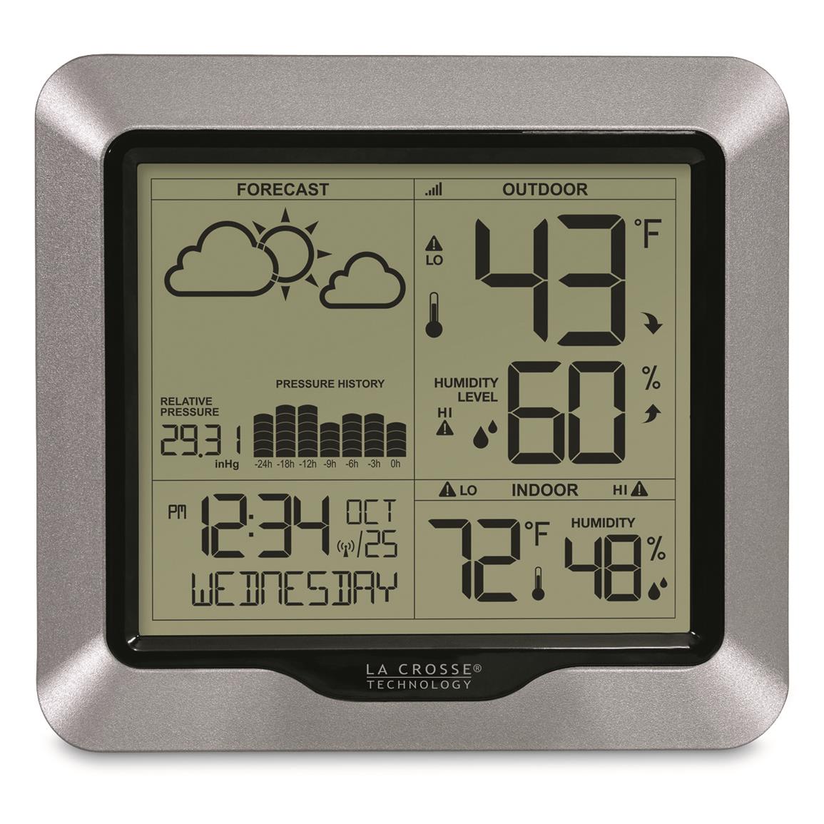La Crosse Technology Weather Station with Forecast & Atomic Time