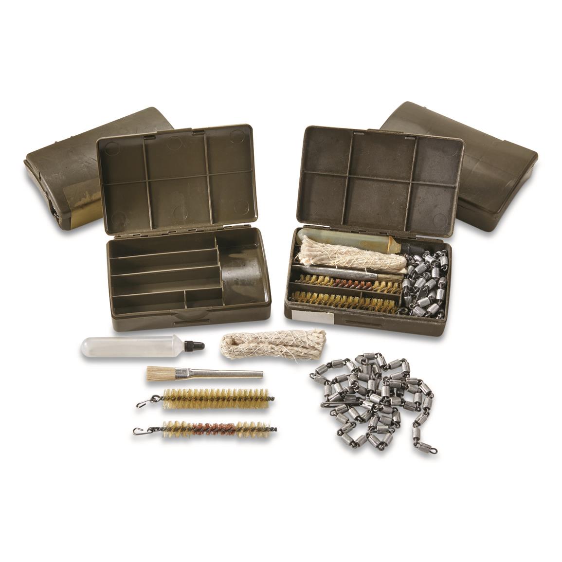 German army surplus g3 military rifle cleaning kit in case 