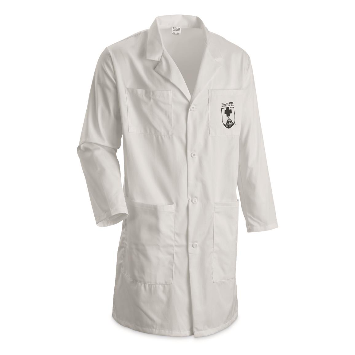 Military Walter Reed Hospital Lab Coats 2 Pack Like New Surplus U.S