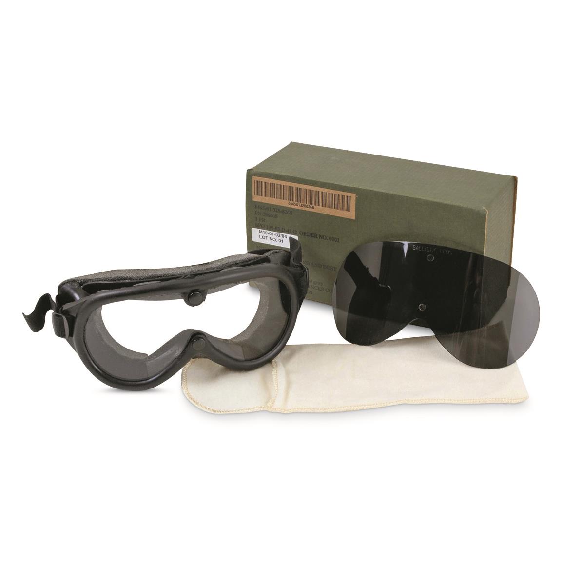 U.S. Military Surplus Dust Goggles, New