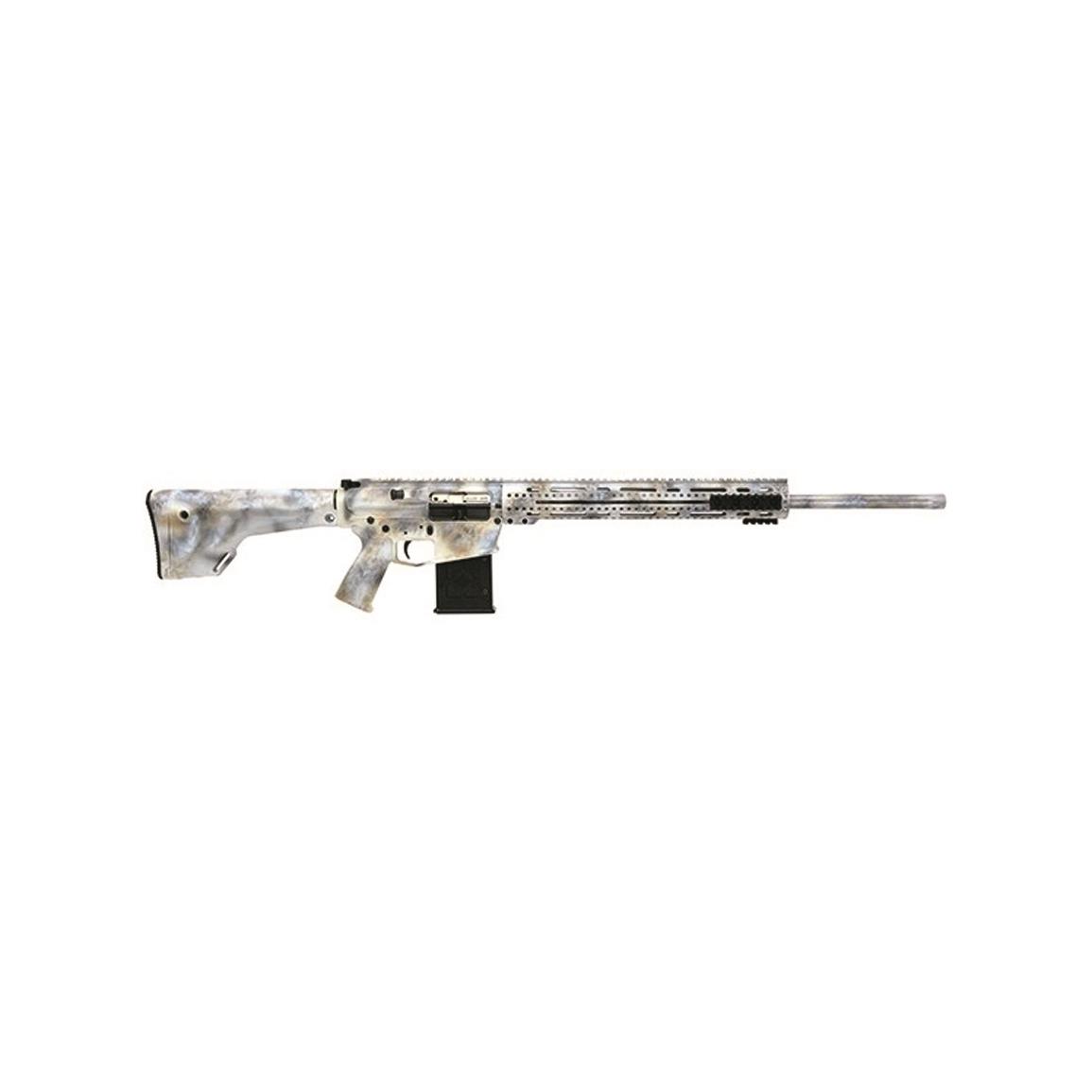 APF 22-250 Snow MOE AR-10, Semi-automatic, .22-250 Rem., 24" Stainless Barrel, 8+1 Rounds