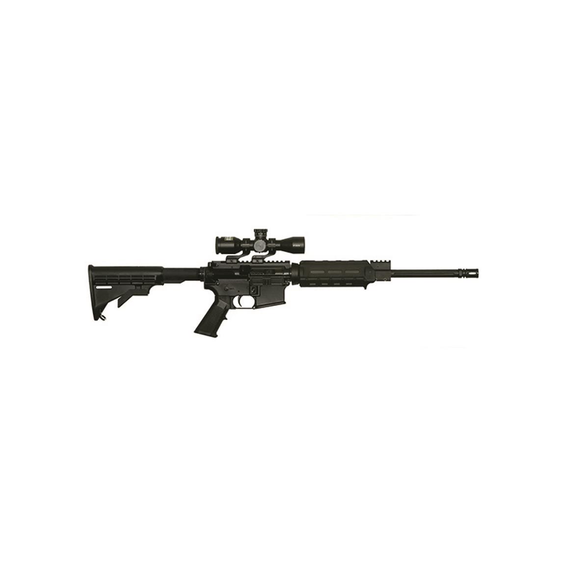 APF Econo Carbine AR-15, Semi-Automatic, 300 BLK, Nikon P-223 3X Scope, 30+1 Rounds
