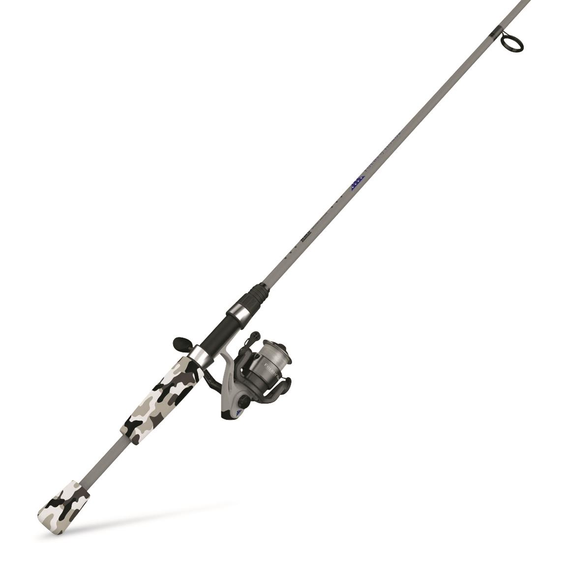 Zebco Folds of Honor Spinning Reel and 2-Piece Fishing Rod Combo 