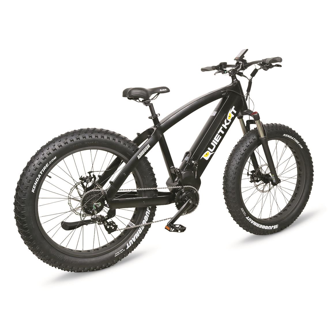 quietkat ambush 750 lt fat tire hunting bike