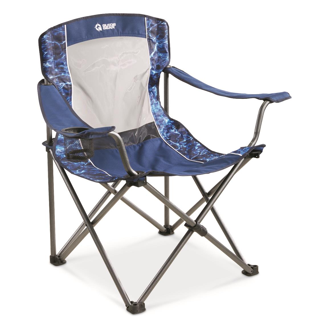 Greatland Basic Polyester Quad Chair W//Steel Frame /& Carrying Bag Weather Resist