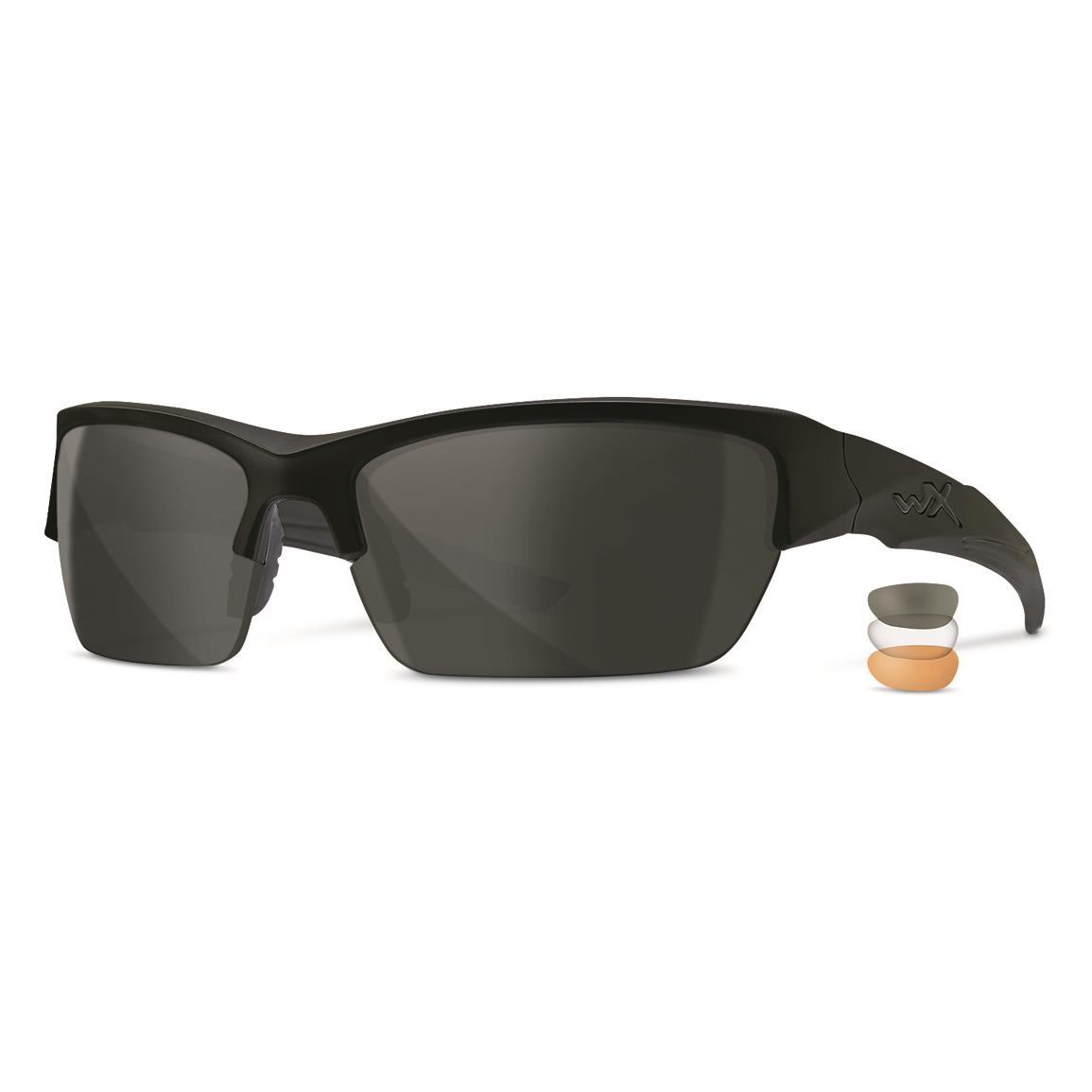 Wiley X Valor Tactical Sunglasses, Matte Black