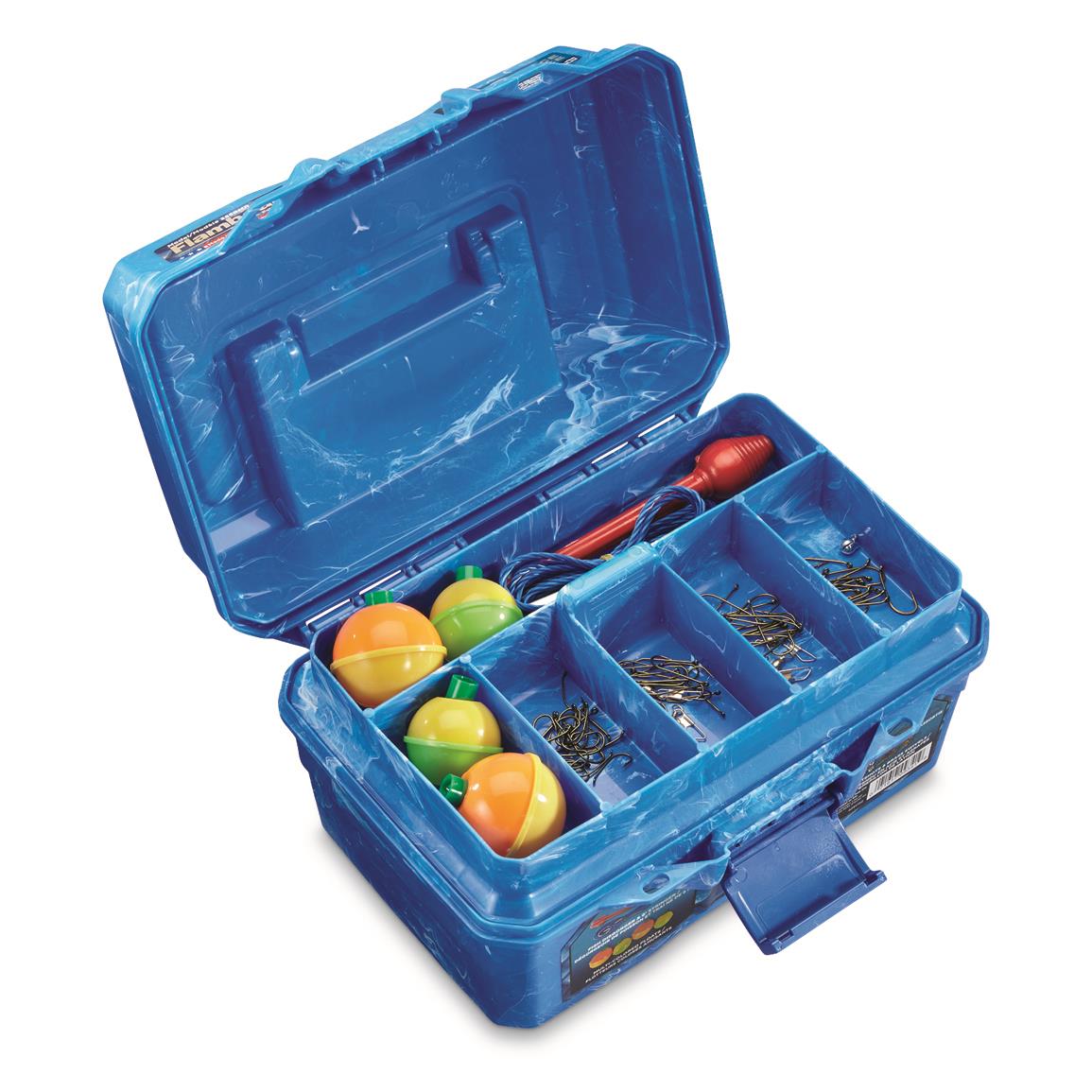 Eagle Claw Lazer Saltwater Go-Fish Tackle Box Kit, 39 Piece - 734318, Tackle  Kits at Sportsman's Guide
