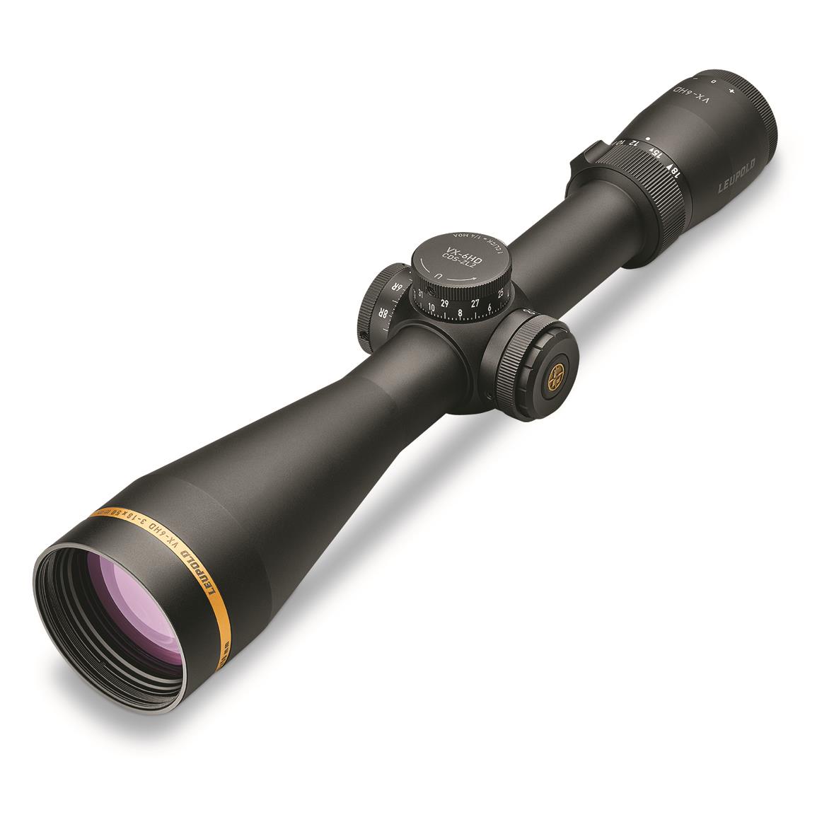 Leupold VX6HD, 318x50mm SF, Illuminated Varmint Hunter, Rifle Scope