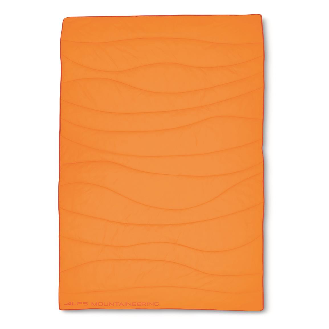 ALPS Mountaineering Wavelength Blanket, Cantelope/burnt Orange