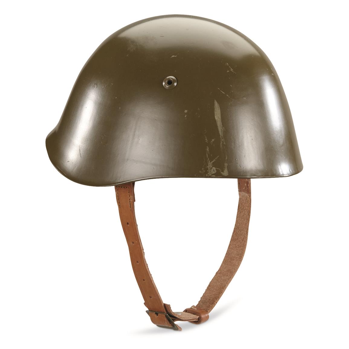 Bulgarian Military Surplus M72 Steel Pot Helmet, Used