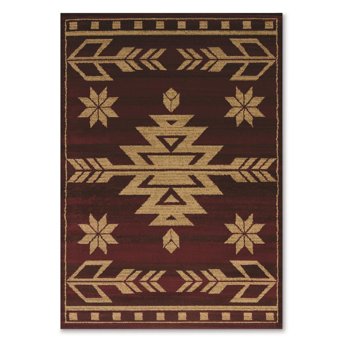 United Weavers Affinity Collection Teton Rug., Red
