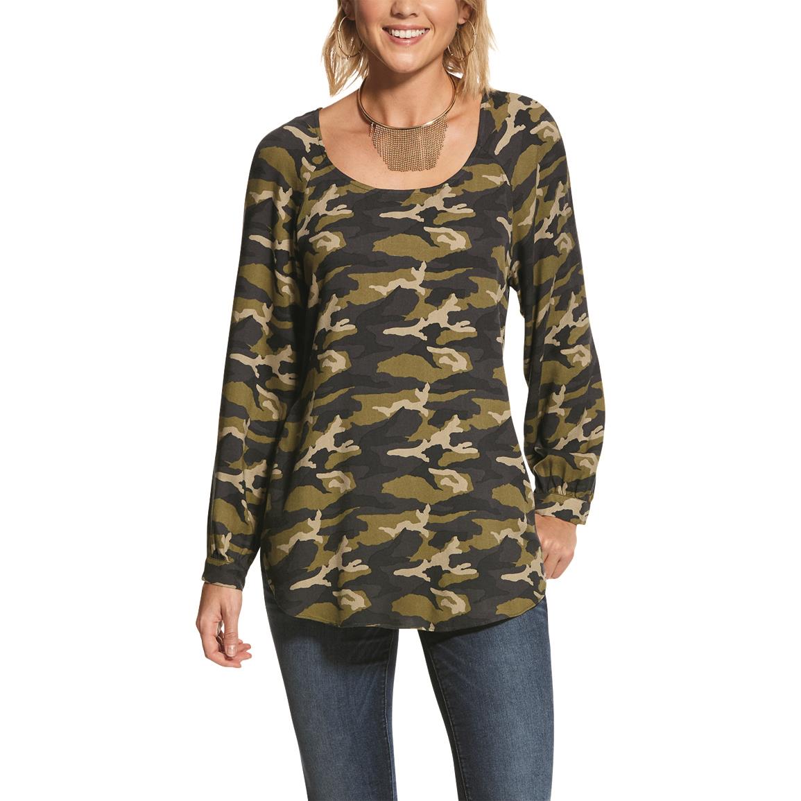 Ariat Women's Cloak Tunic, Camouflage