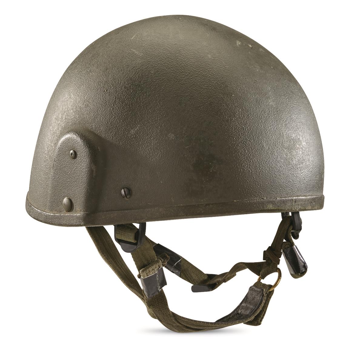 British Military Surplus MK 6 Ballistic Combat Helmet, Used