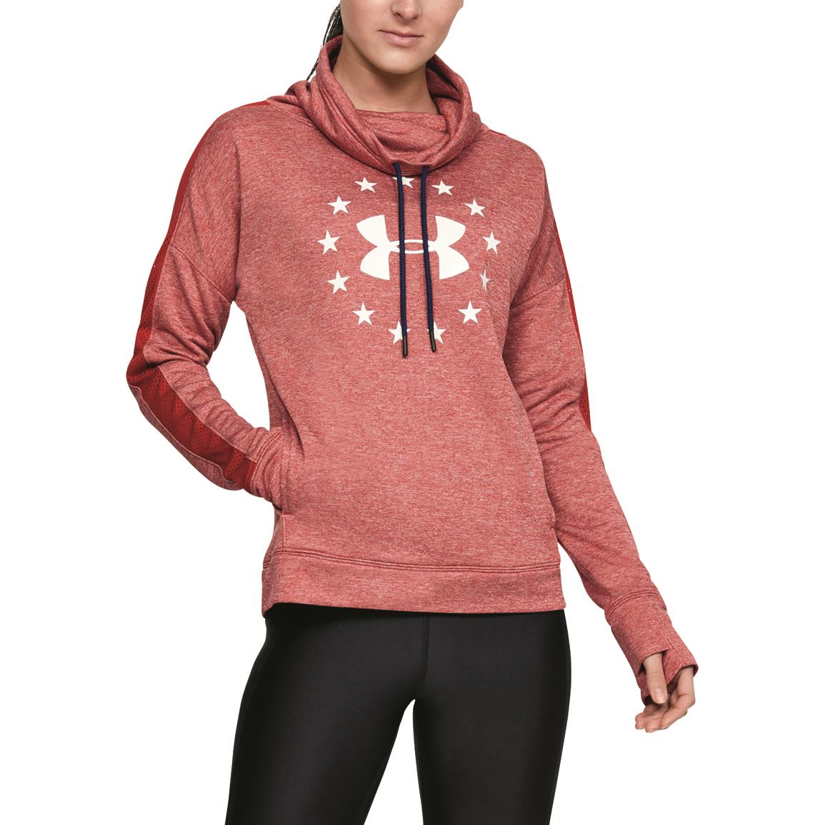 cowl neck hoodie under armour
