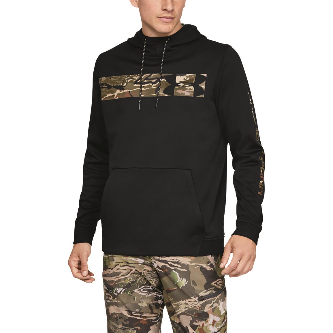 under armour mens black hoodie