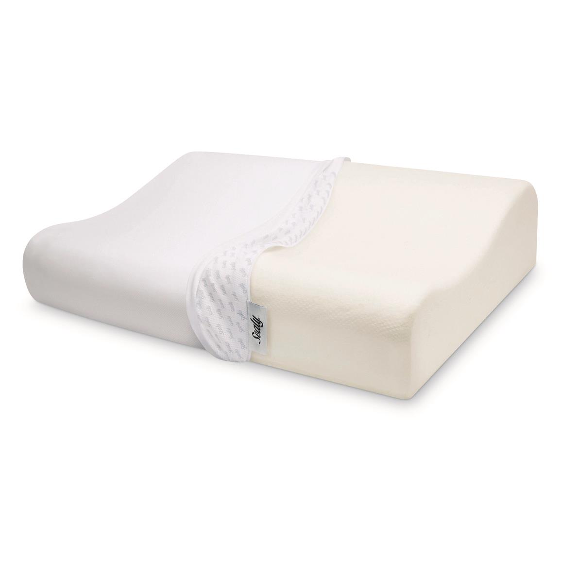 contour memory foam pillow