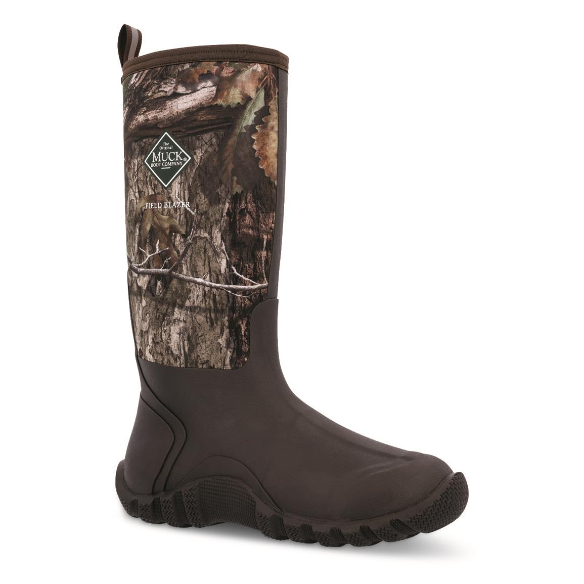 Muck Men's Fieldblazer Classic Neoprene Rubber Boots, Mossy Oak® Country DNA™