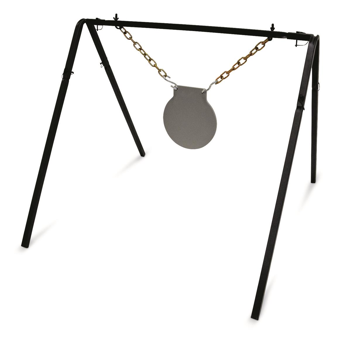 Copper Ridge AR500 Steel 10" Gong Target with Stand