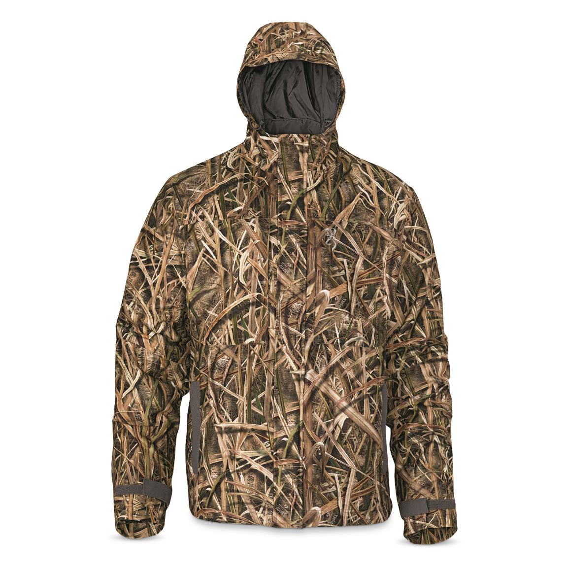 MOSSY OAK SHADOW GRASS BLADES CAMO NEW BROWNING WICKED WING 3-N-1 PARKA 