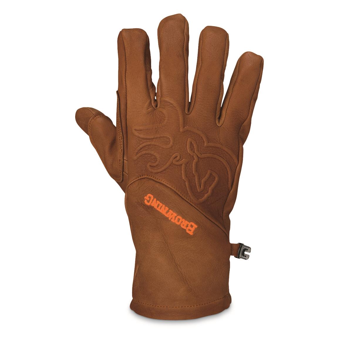 Browning Upland Hunting Shooter's Gloves, Tan