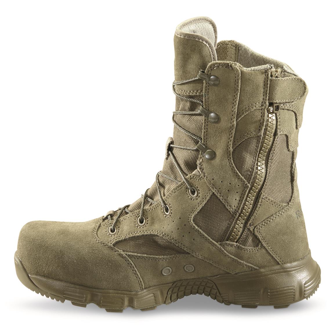 reebok men's 8 dauntless composite toe combat boot