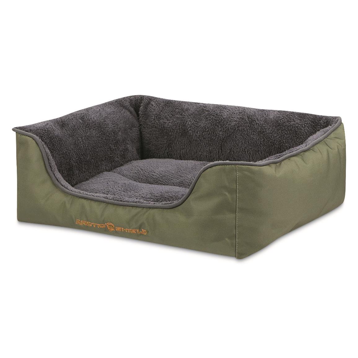 ArcticShield Dog Bed, Medium, Winter Moss