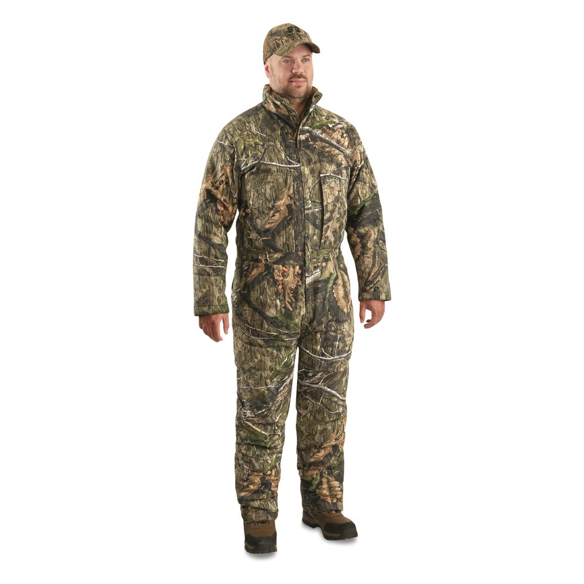 NEW VIEW Silent Camo Hunting Clothes for Men, Fleece-Lined Hunting Jacket  and Pants, Warm and Water Resistant