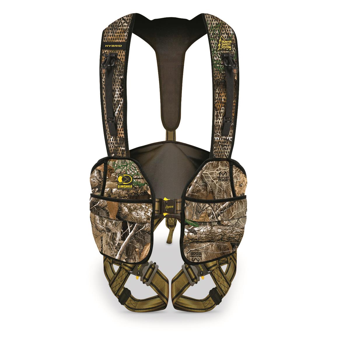 HSS Hybrid Safety Harness with ElimiShield Scent Control, Realtree EDGE