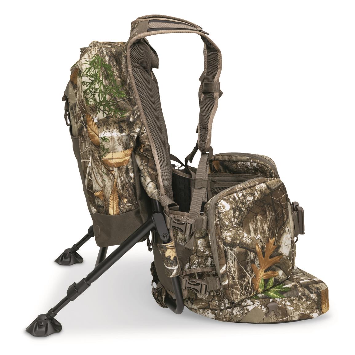 Sit-anywhere, removable kickstand frame, Realtree EDGE™