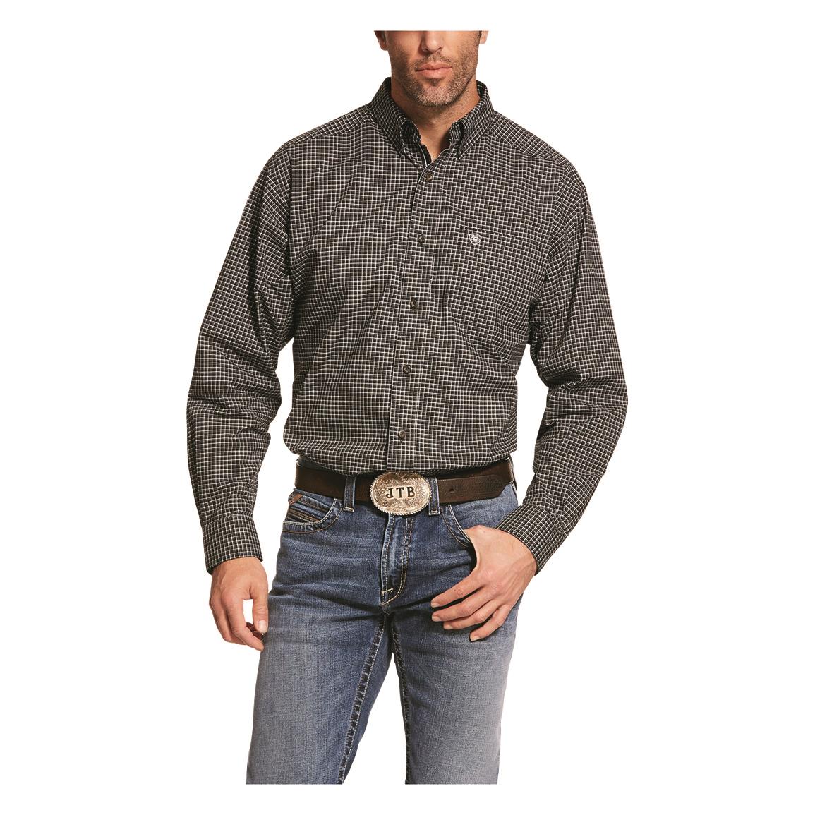 Ariat Men S Pro Series Dain Stretch Classic Fit Long Sleeve Shirt 711344 Shirts And Polos At