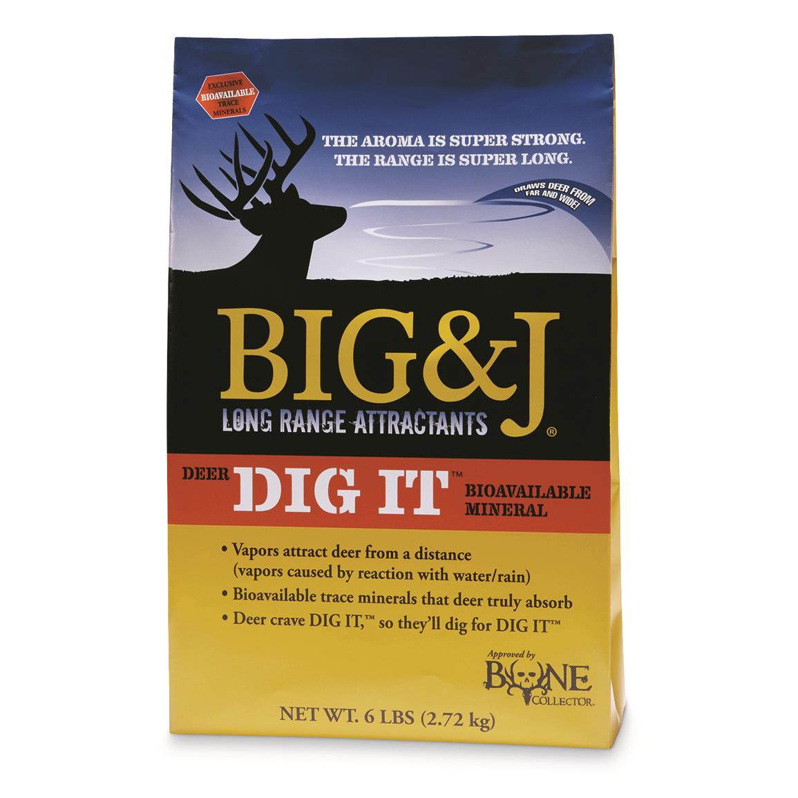 Big & J Deer DIG IT Powder Attractant, 6 lb. Bag