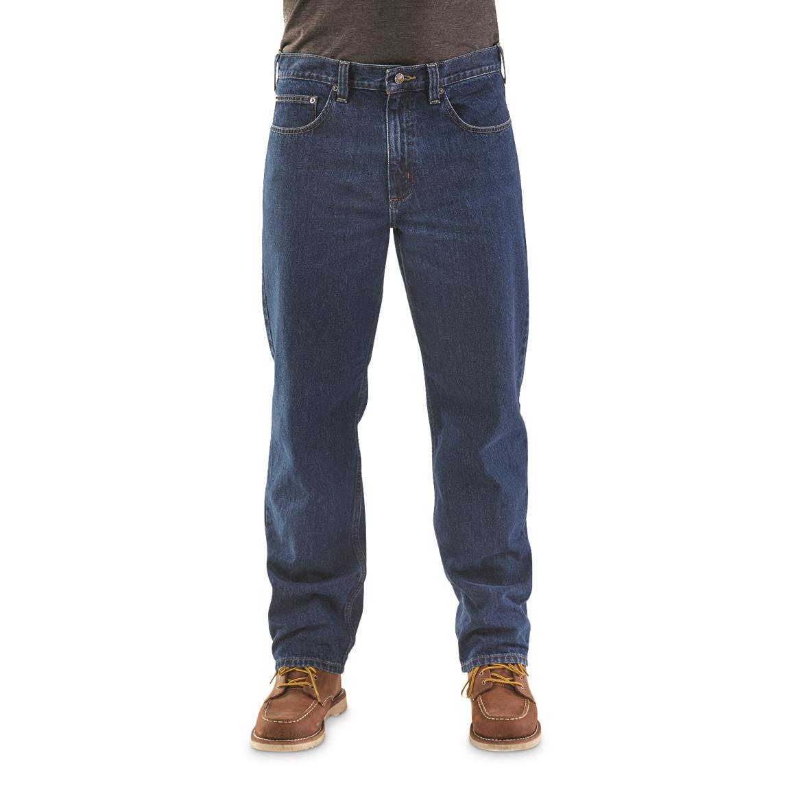 Guide Gear Men's Sportsman's Jeans, Medium Stonewash