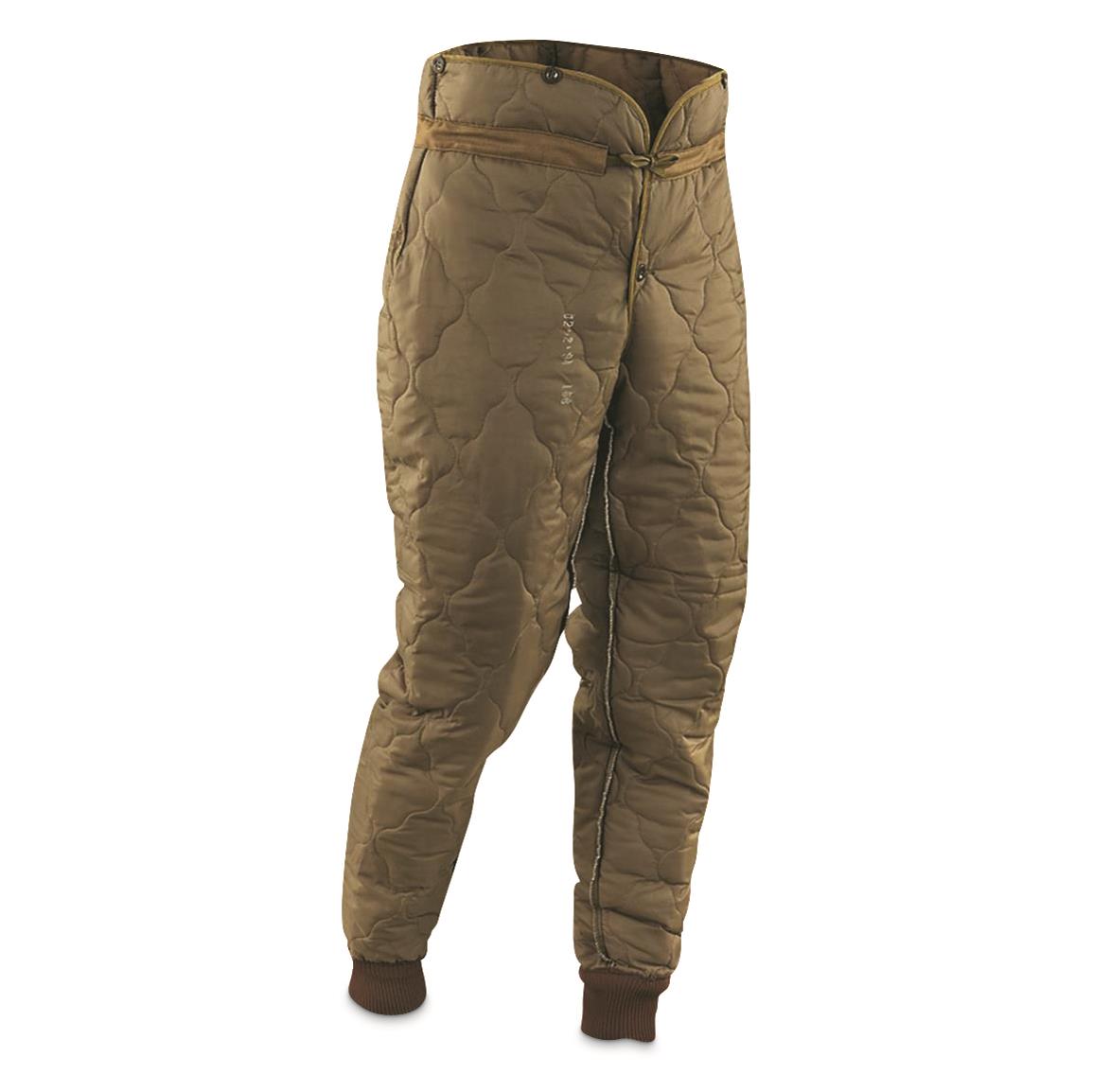 Czech Military Surplus Thermal Pant Liners, 2 Pack, New